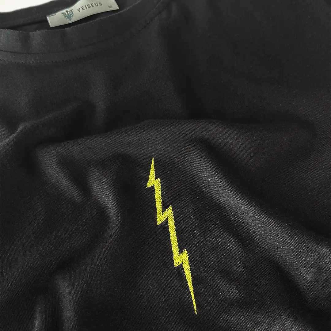 Zeus Yıldırım Tshirt | Siyah - Görsel 5