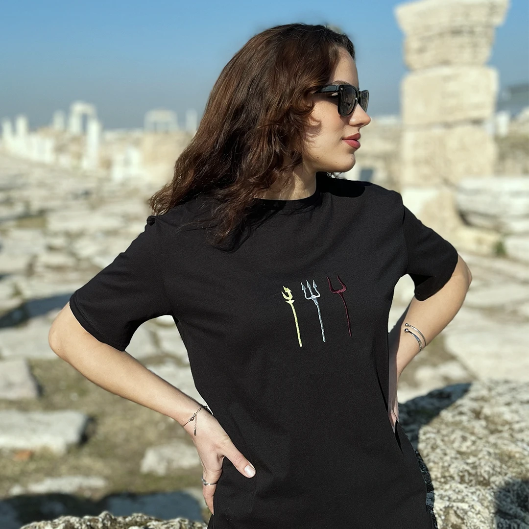 Mızraklar Tshirt | Siyah - Görsel 5