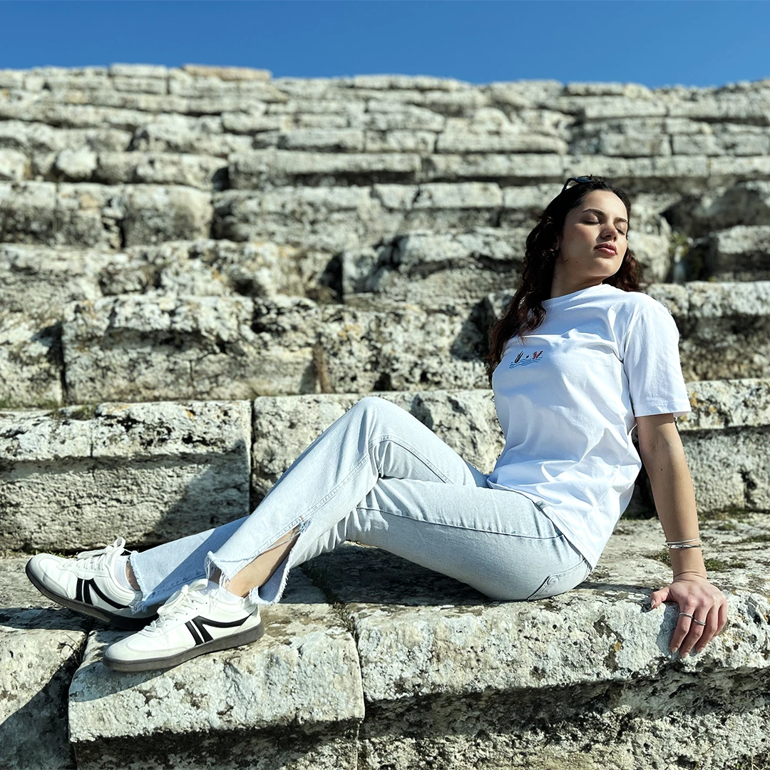 Deniz Tshirt | Beyaz - Görsel 6