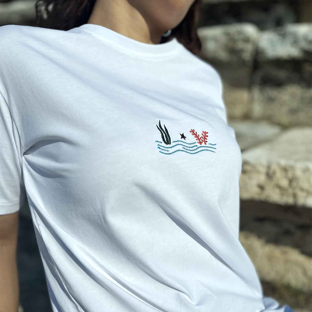 Deniz Tshirt | Beyaz - Görsel 7