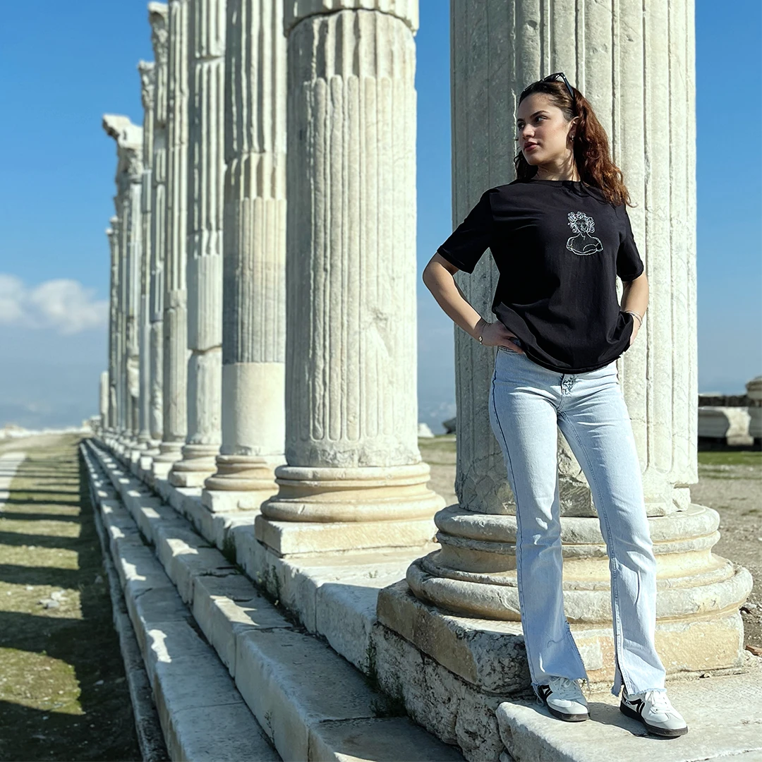 Medusa Tshirt | Siyah - Görsel 6