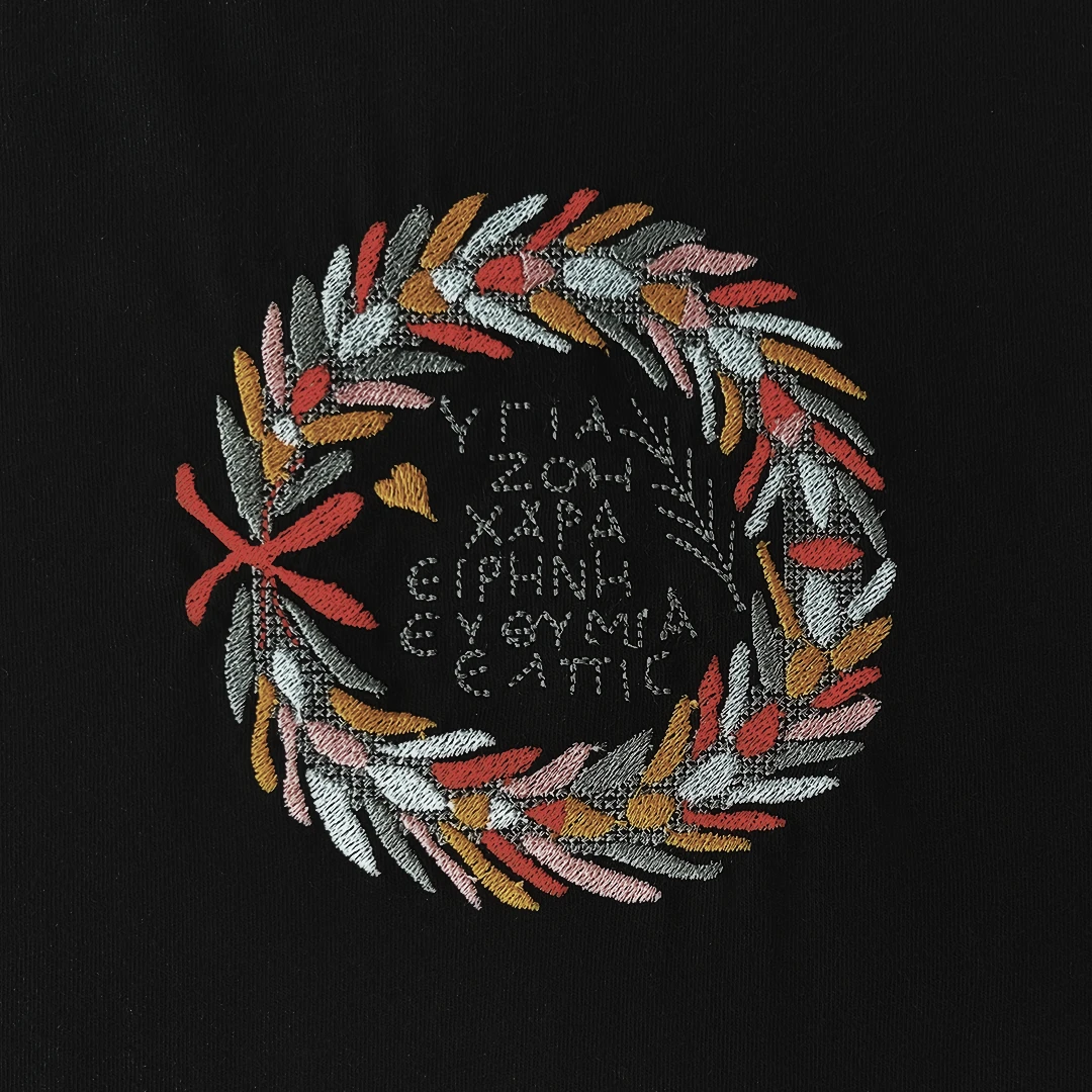 Çelenk Tshirt | Siyah - Görsel 4