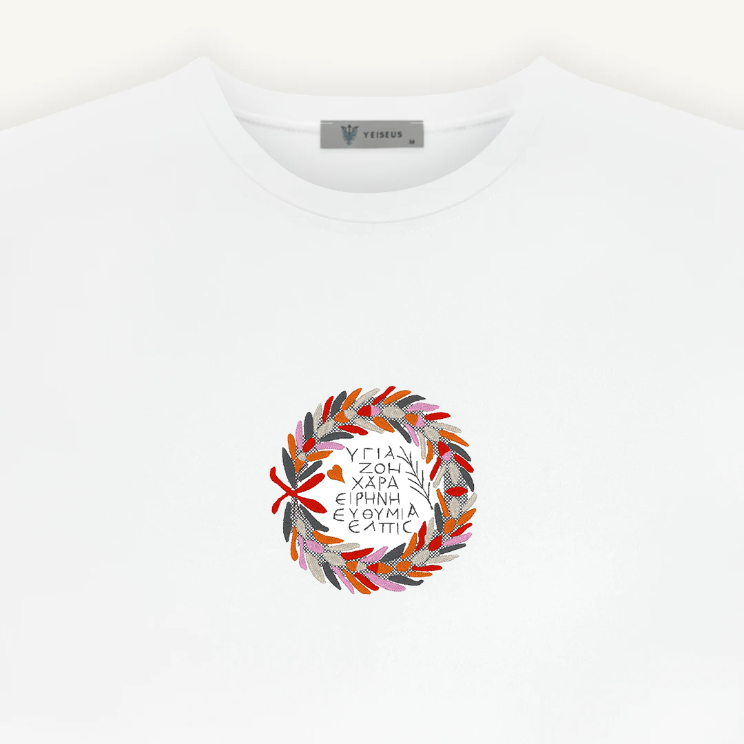 Çelenk Tshirt | Beyaz - Görsel 3