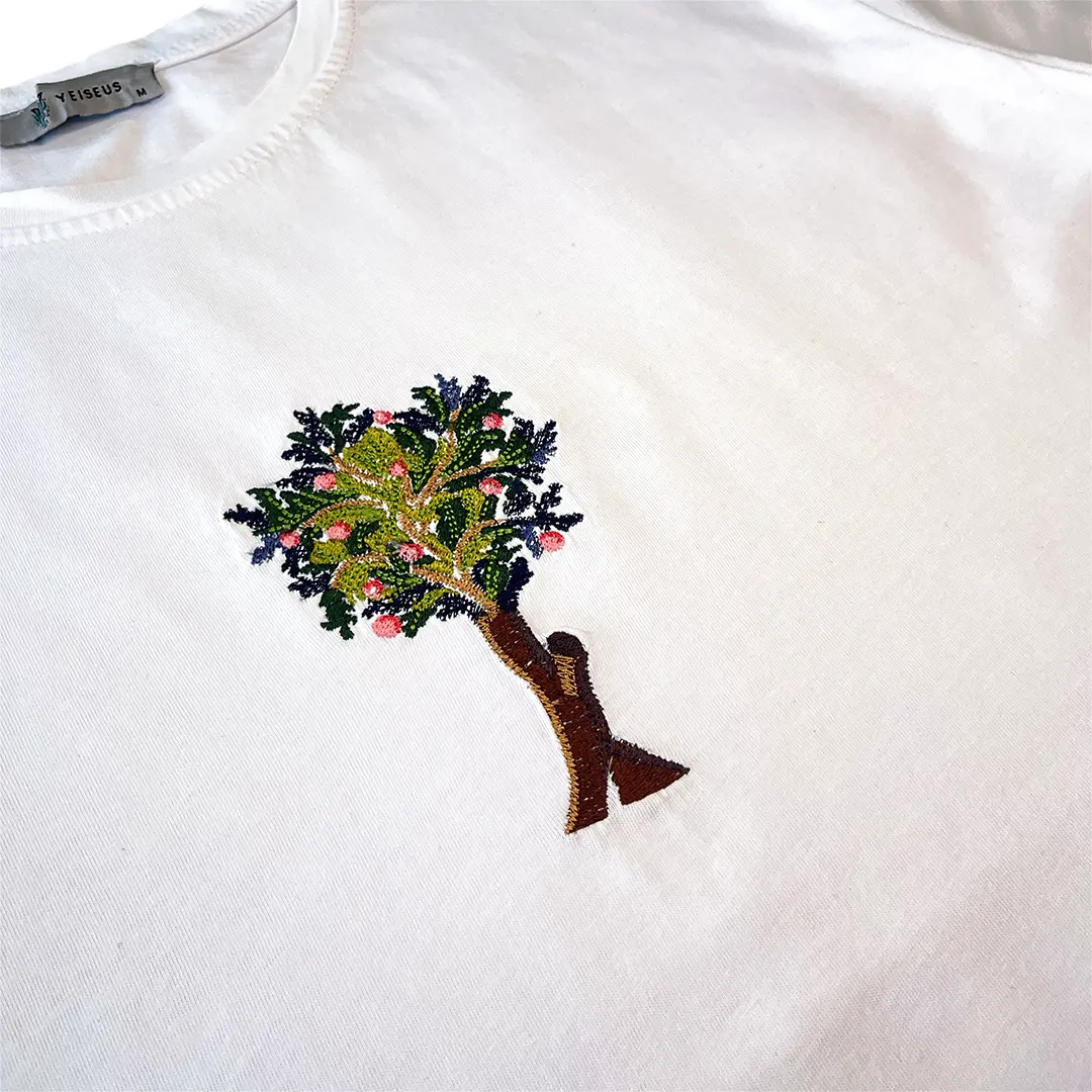 Ağaç Tshirt | Beyaz - Görsel 2